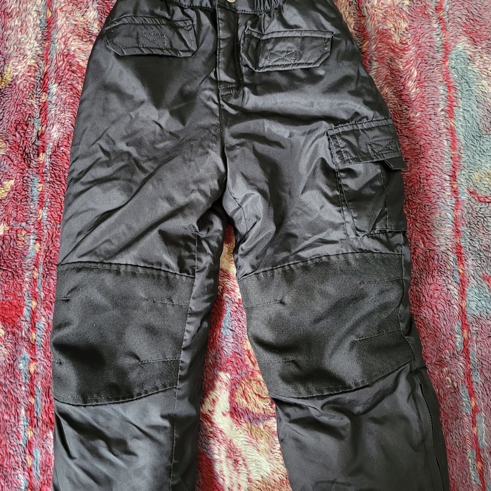 Ixtreme Outfitters Kids Black Snow Pants Sz 4 Unisex